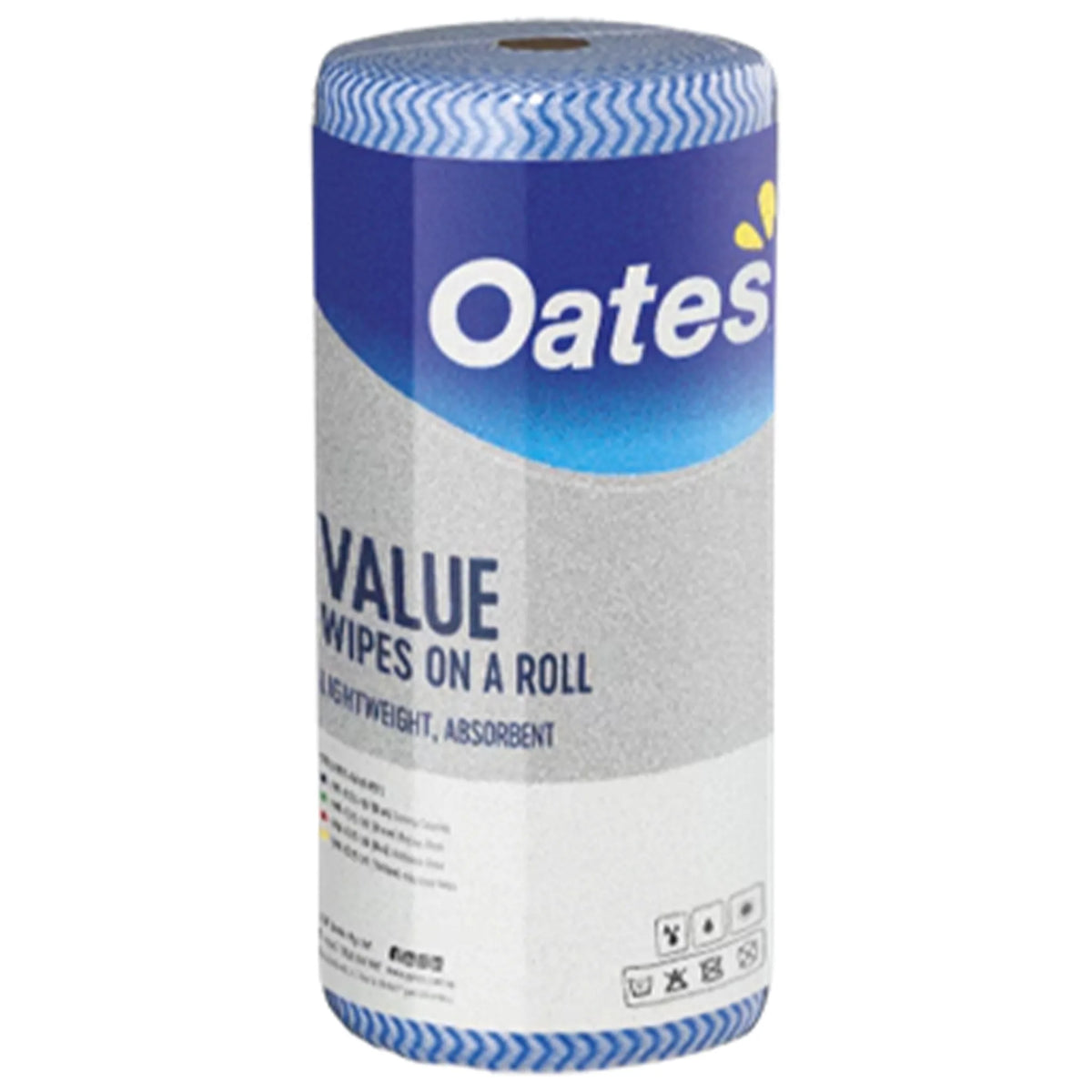 OATES ROLL OF BLUE WIPES - 80MTR