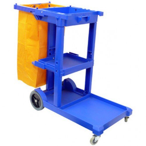 PLASTIC JANITOR TROLLEY