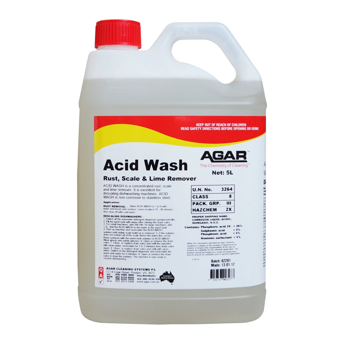 AGAR ACID WASH