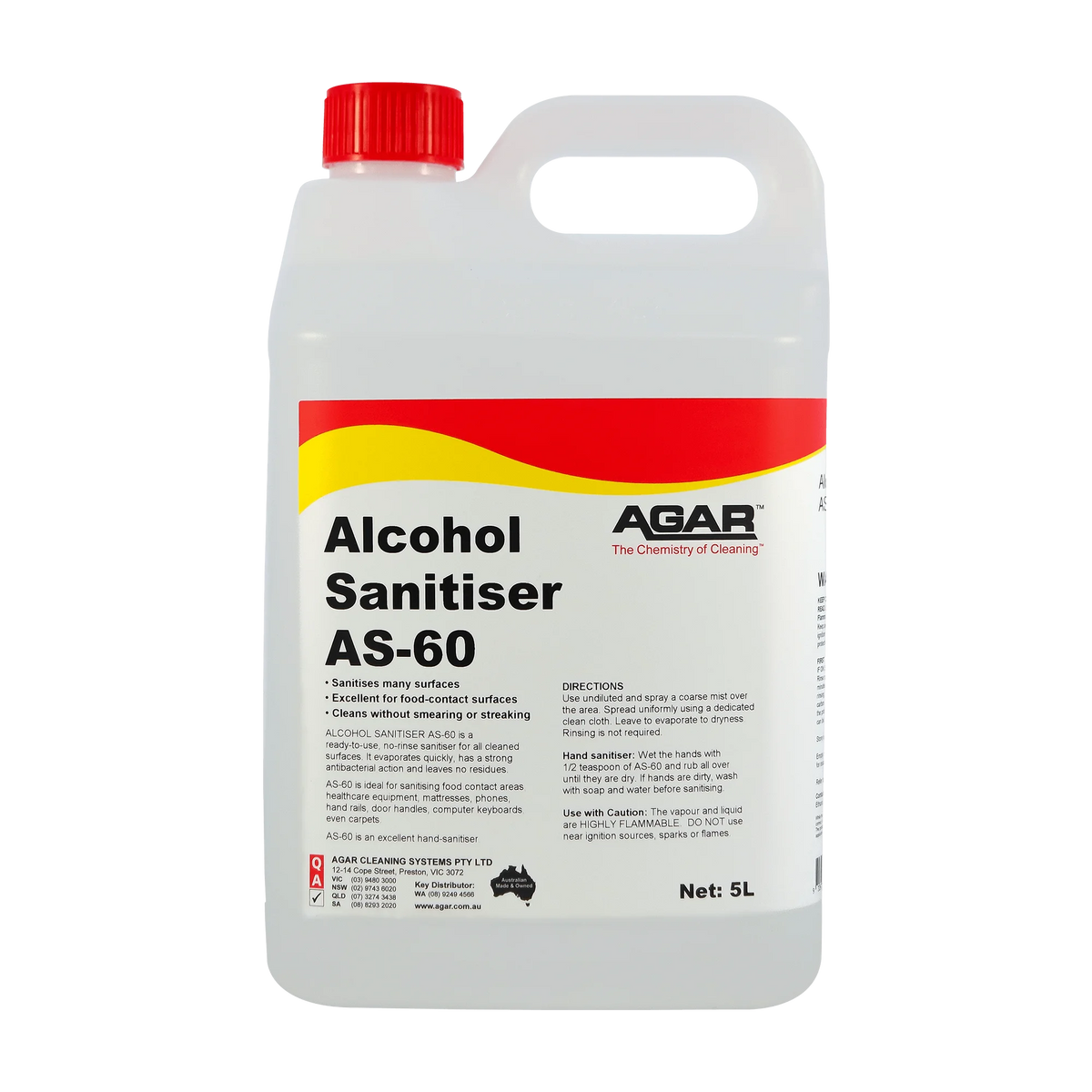 AGAR AS 60 - Alcohol Sanitiser