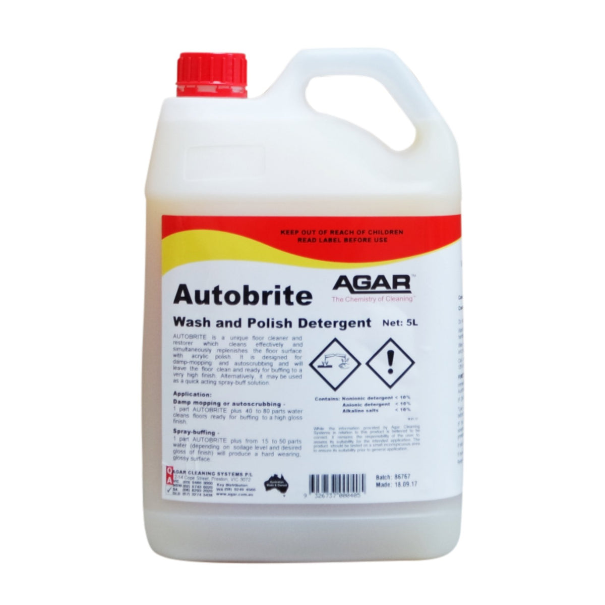 AGAR AUTOBRITE 5 Litre
