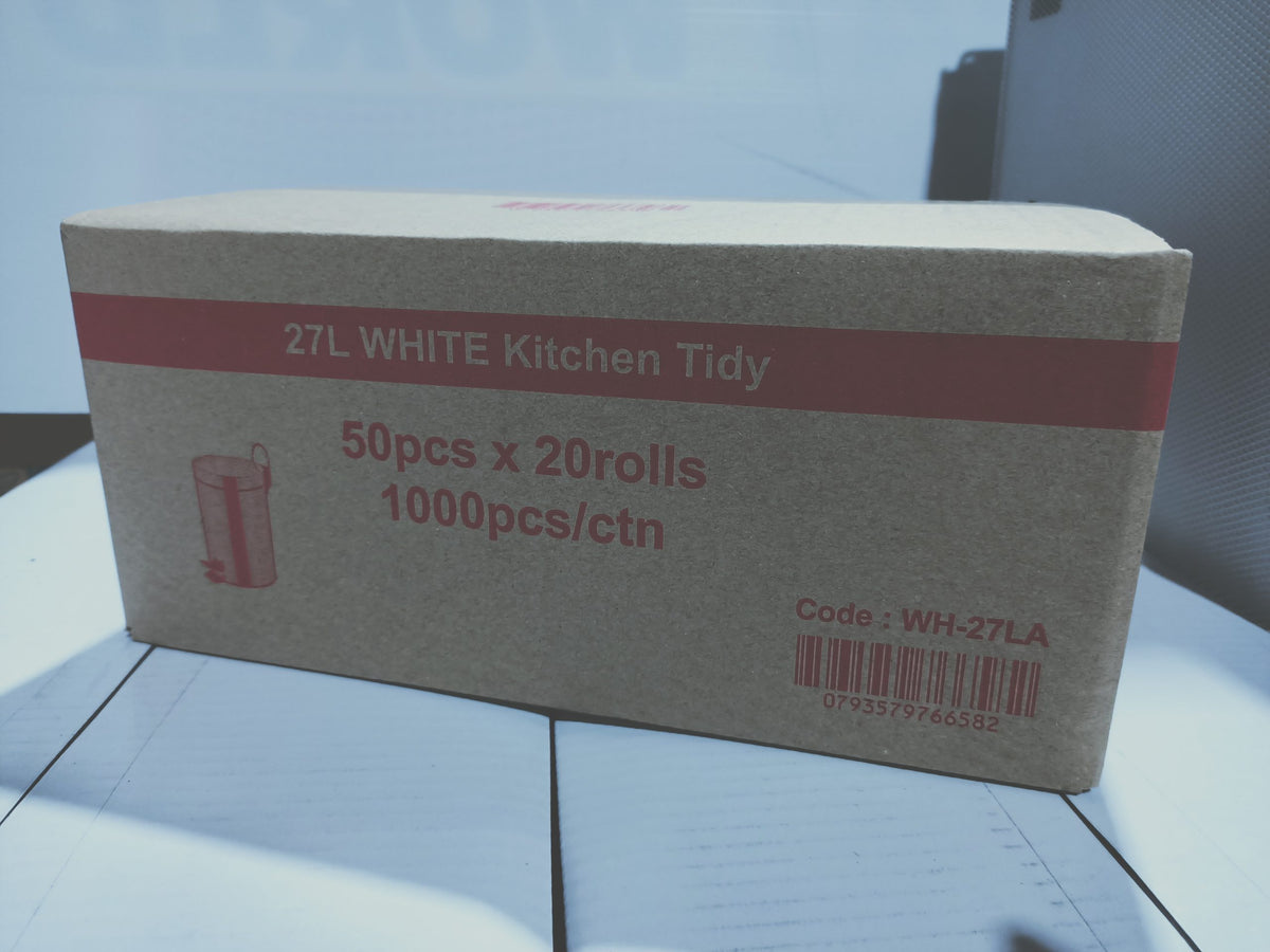 BIN LINER  - 27 Litres, White