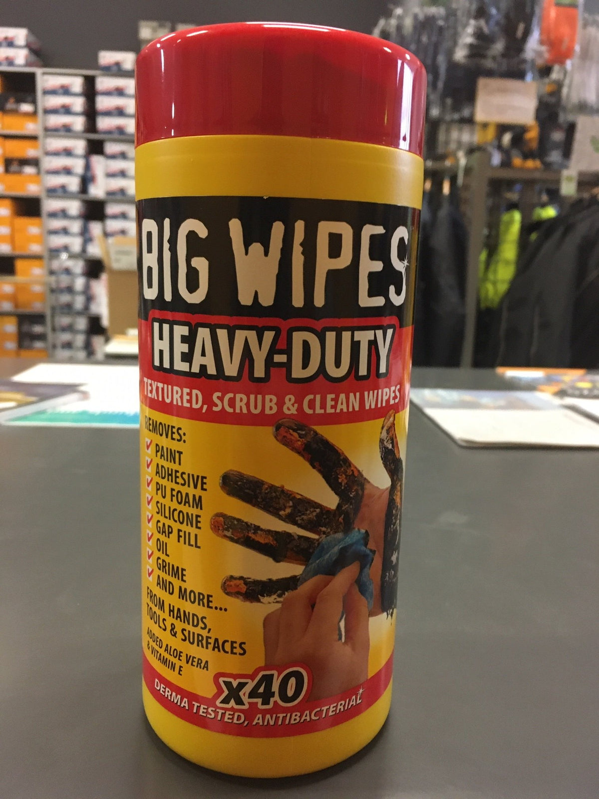 Big Wipes - Heavy Duty. Derma Tested, AntiBacterial