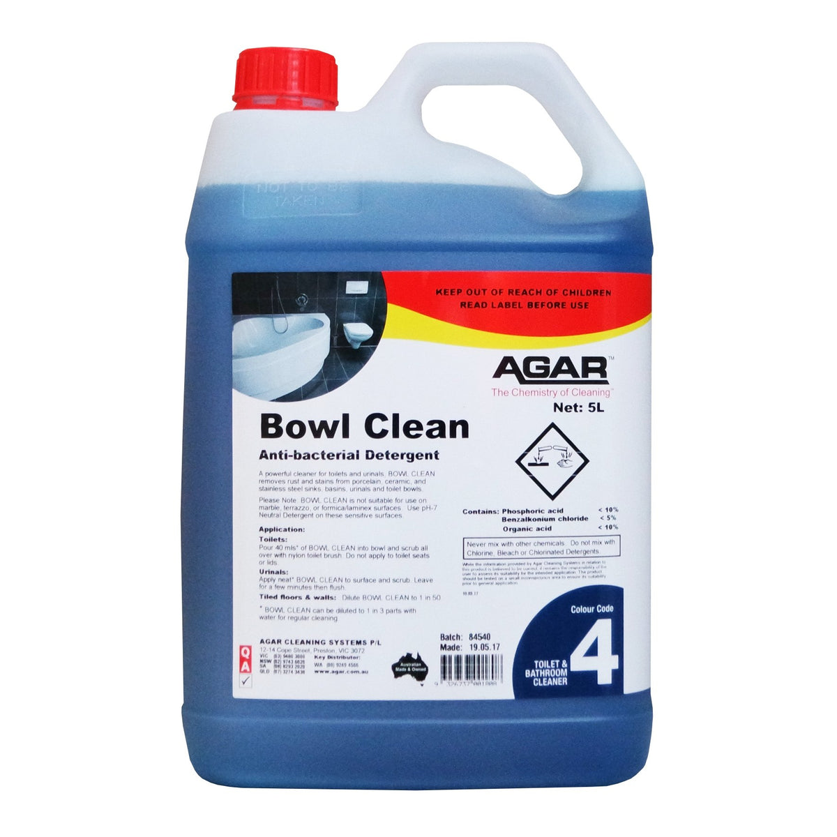 AGAR BOWL CLEAN