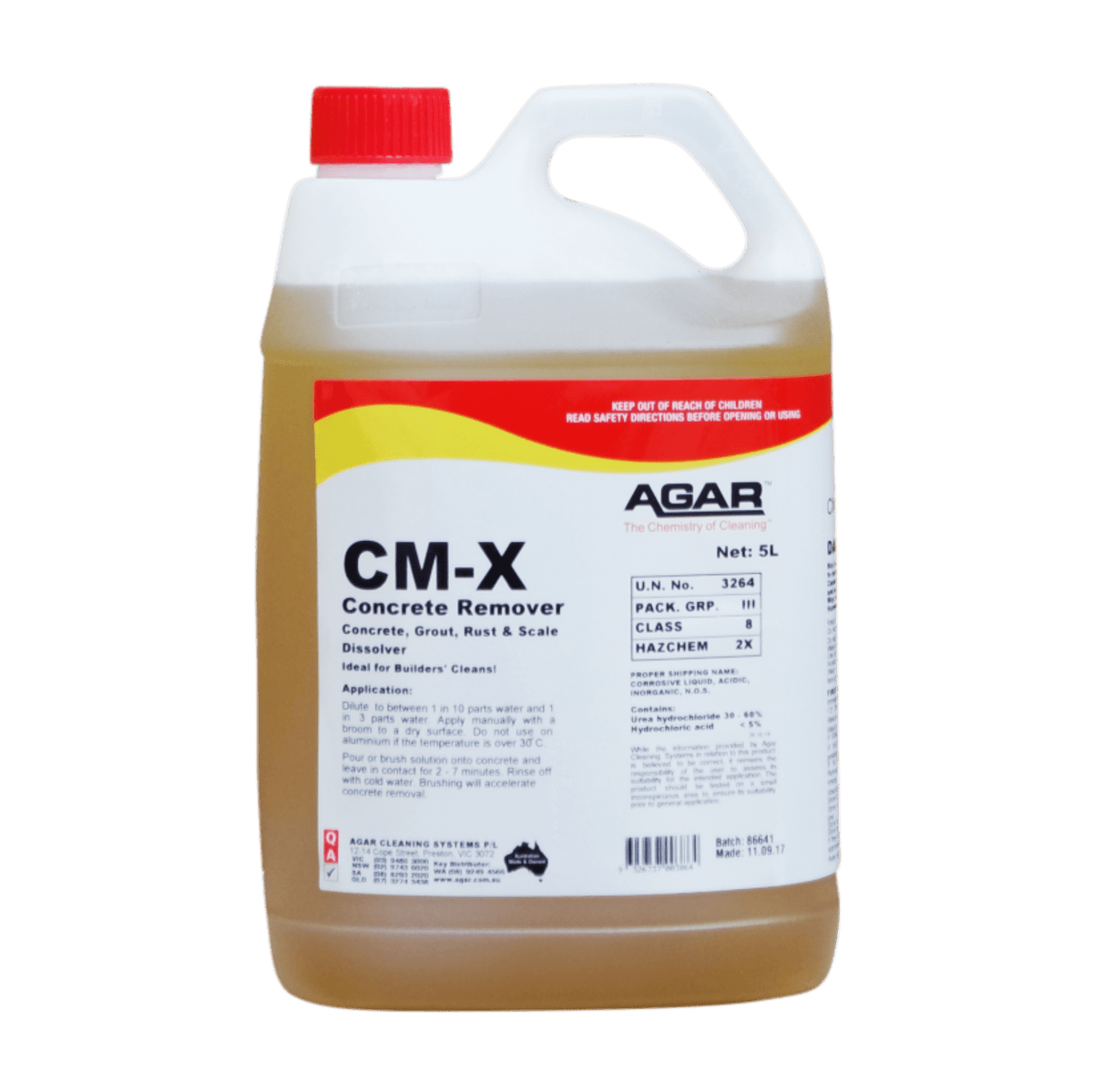 AGAR CM-X CONCRETE REMOVER