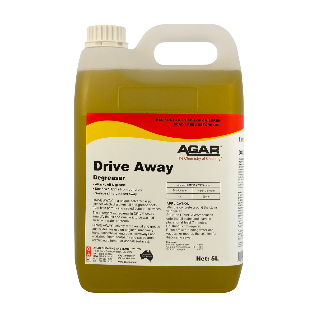 AGAR DRIVE AWAY