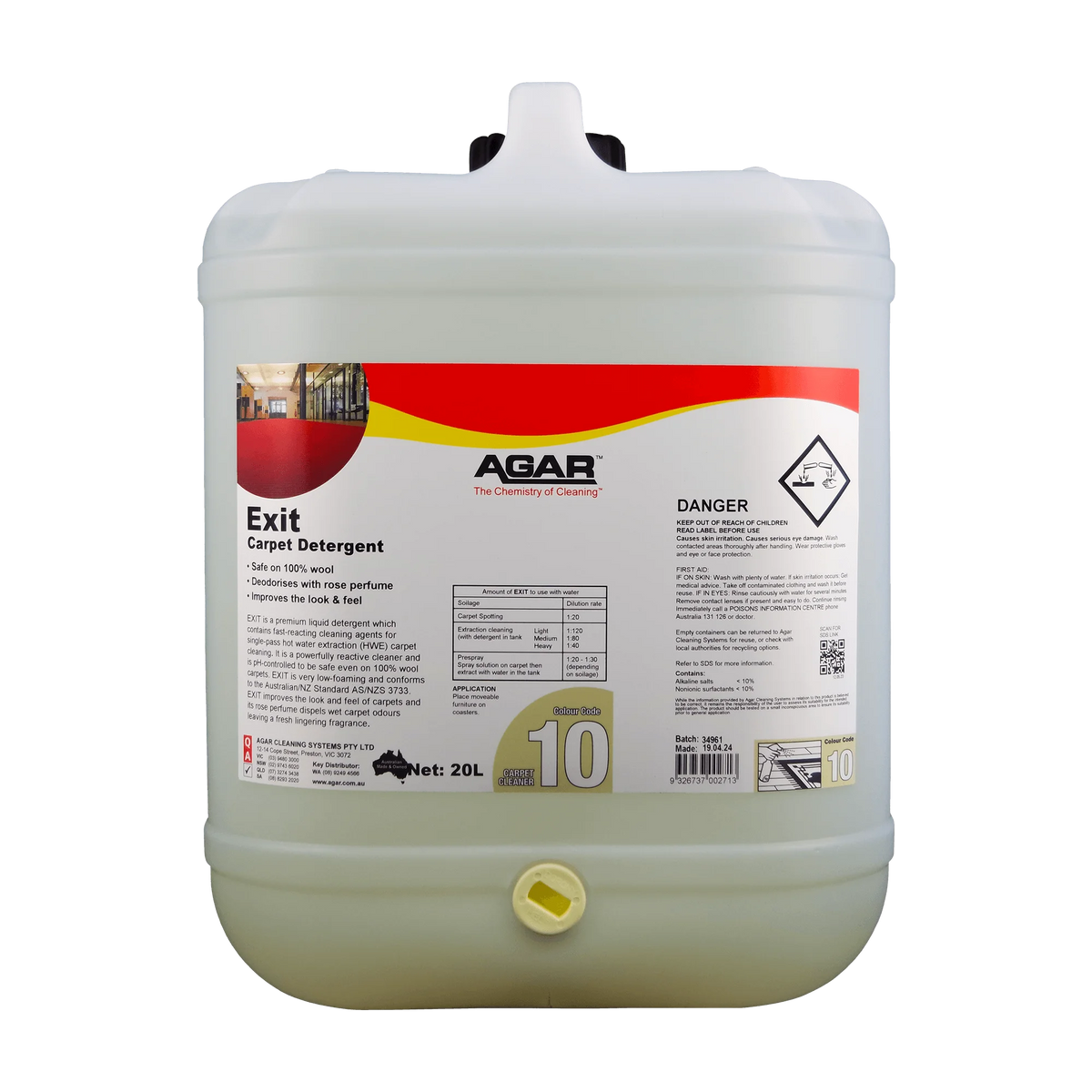 AGAR EXIT - Carpet Detergent