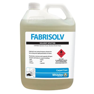 WHITLEY FABRISOLVE 5LT and 500ml
