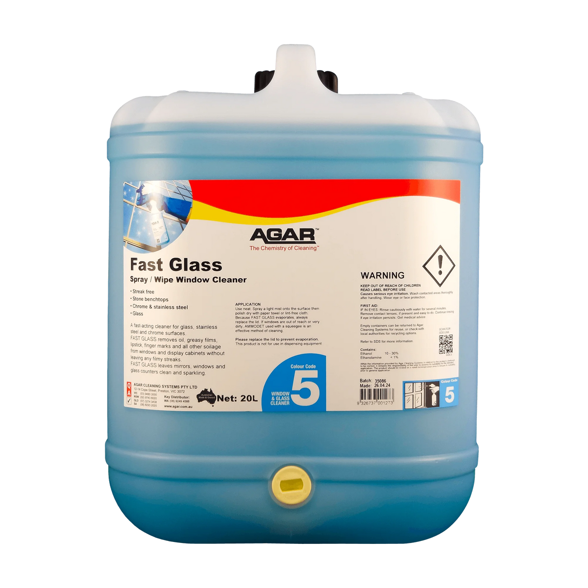AGAR FAST GLASS