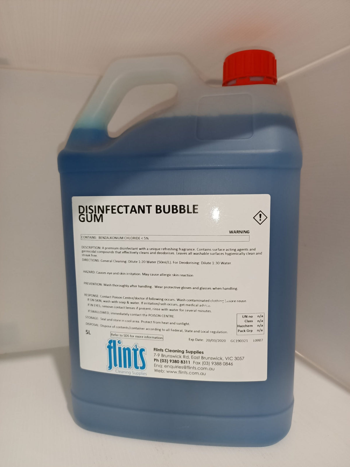 FLINTS: DISINFECTANT