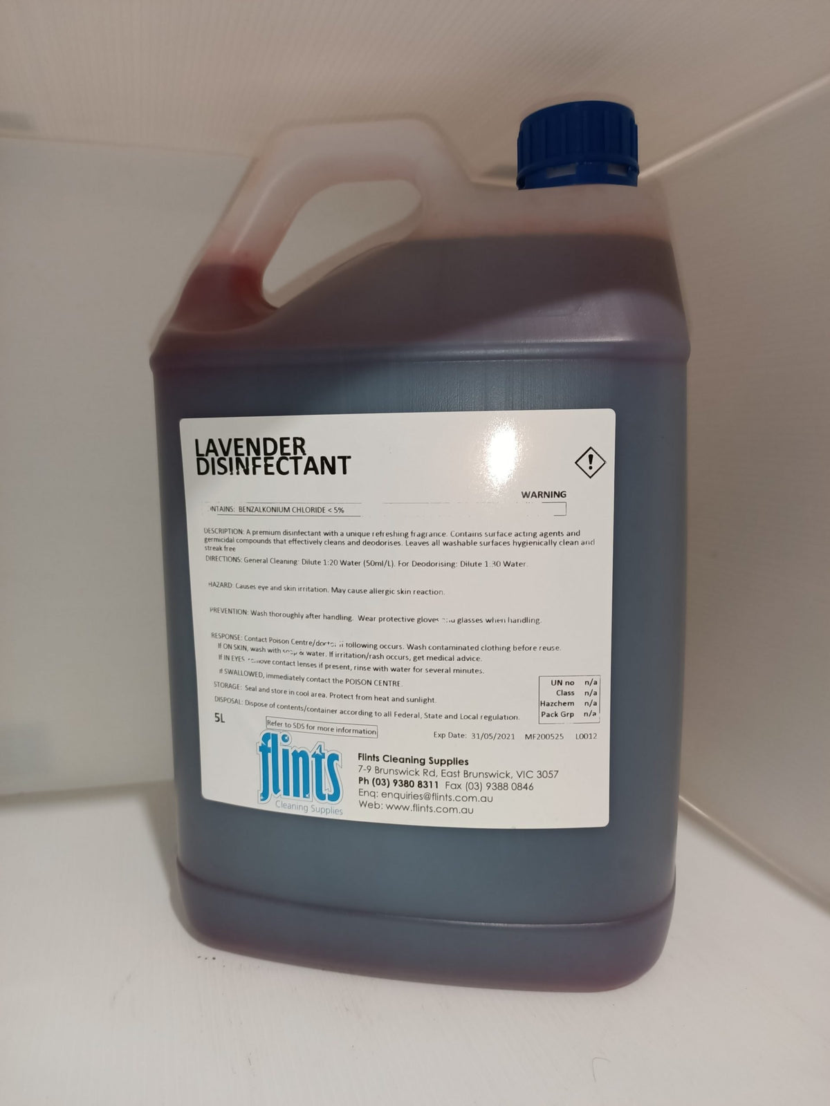 FLINTS: DISINFECTANT