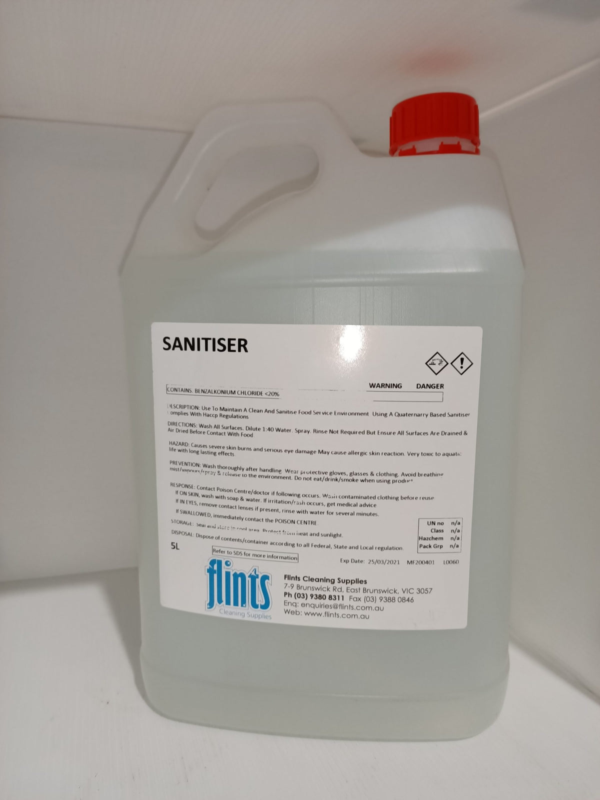 FLINTS: SANITISER