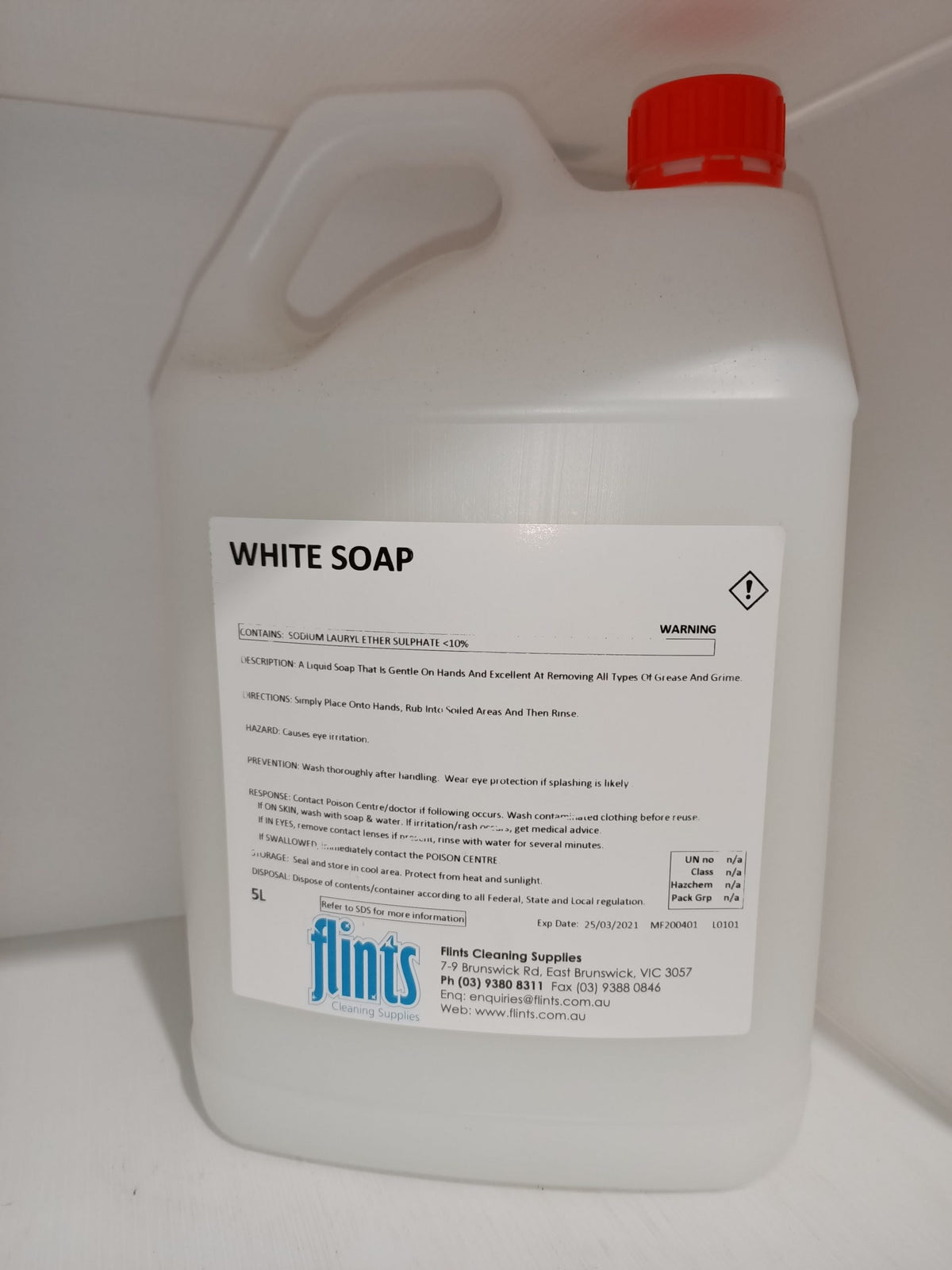 FLINTS: WHITE HAND SOAP