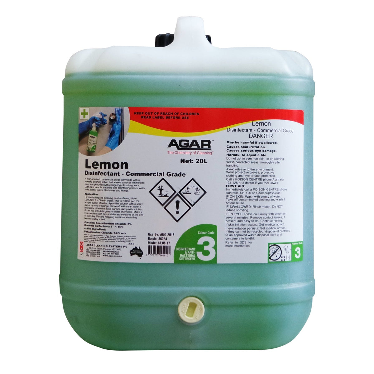 AGAR LEMON - DISINFECTANT