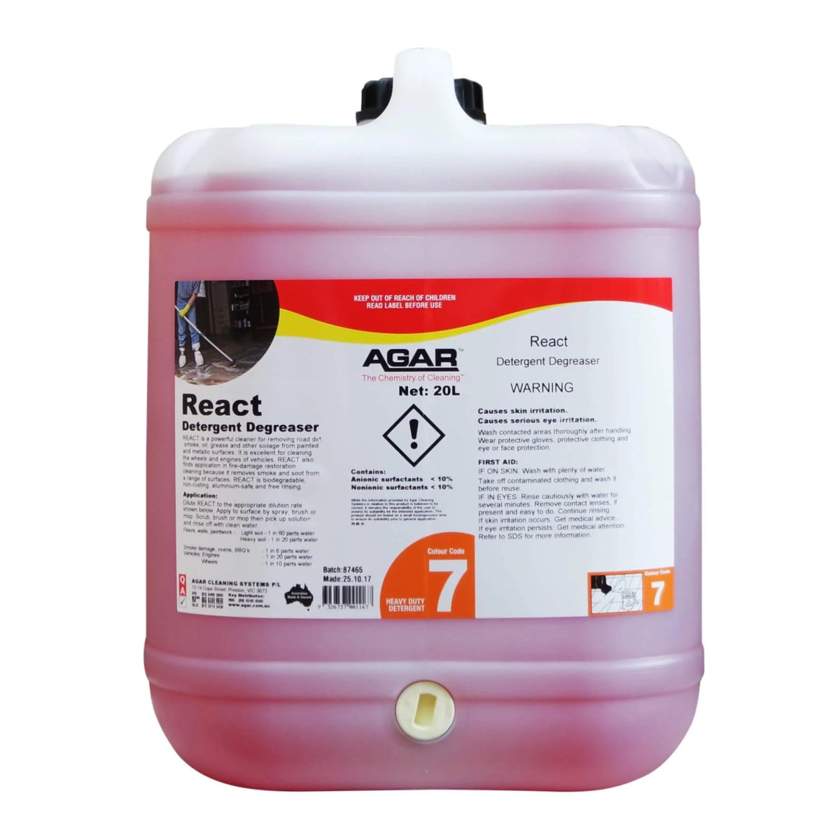 AGAR REACT