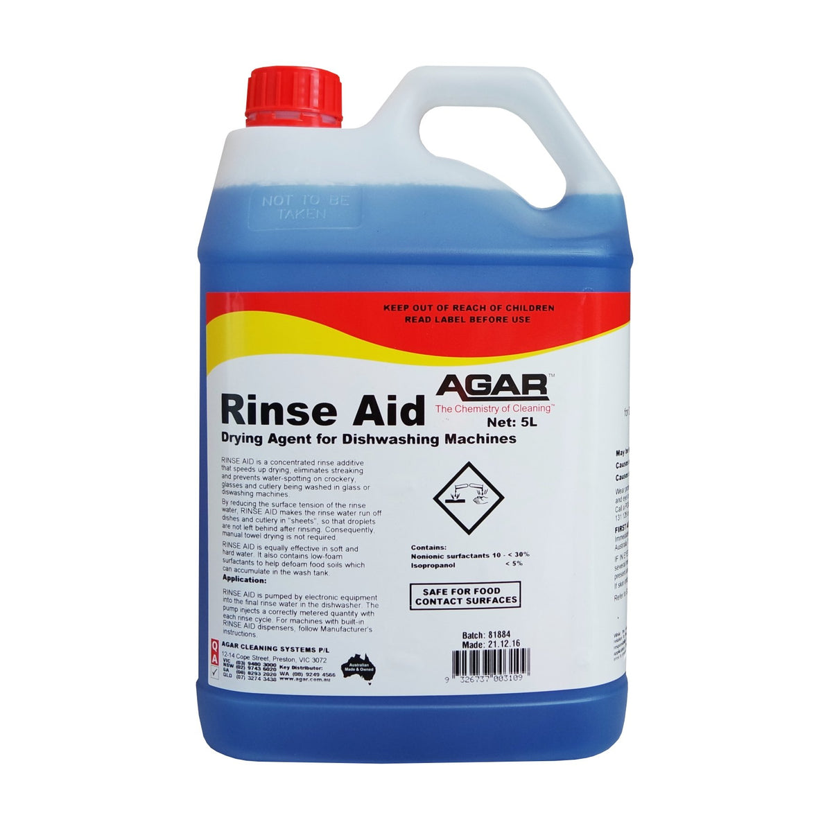 AGAR RINSE AID