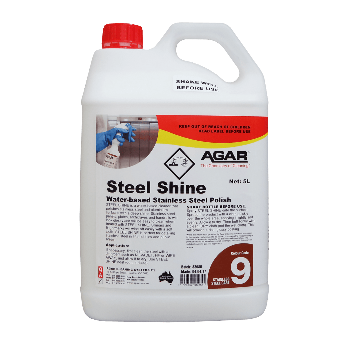 AGAR STEEL SHINE