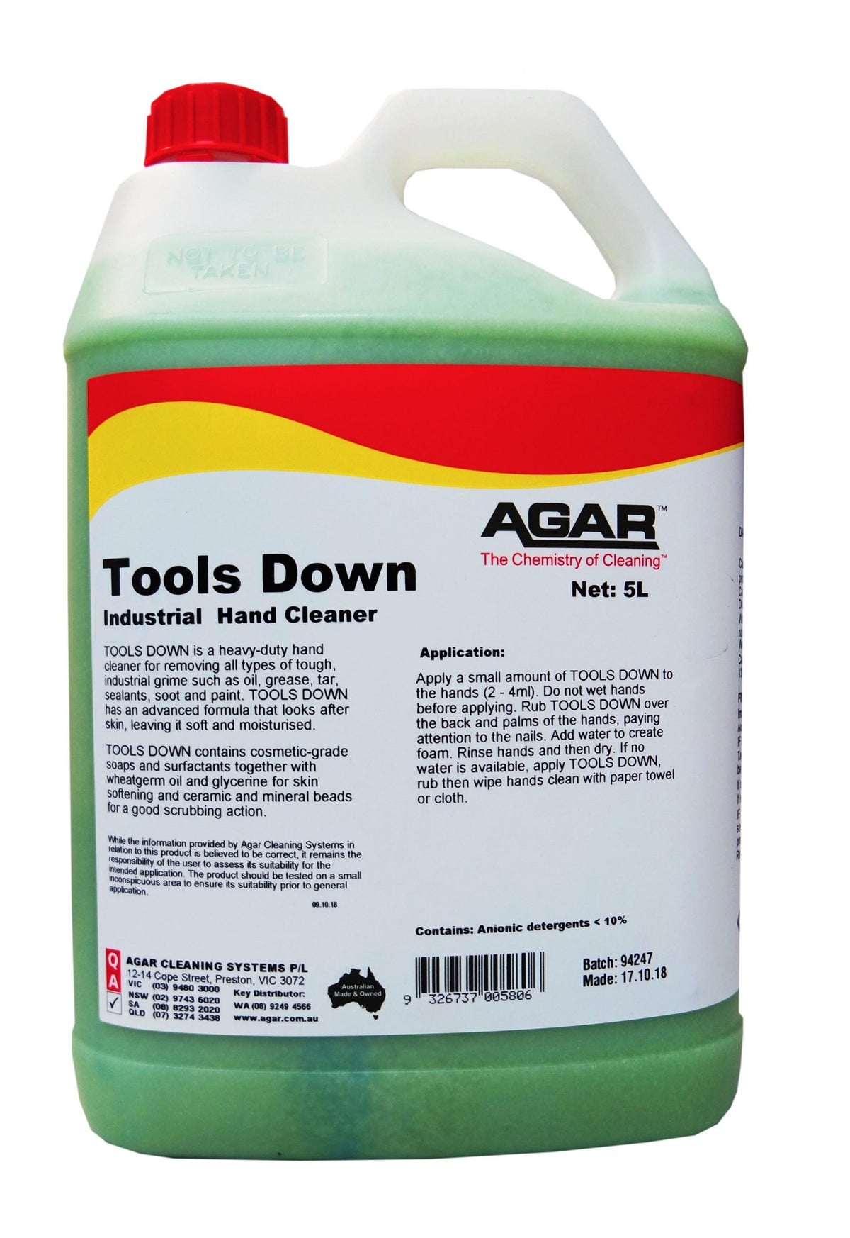 AGAR TOOLS DOWN