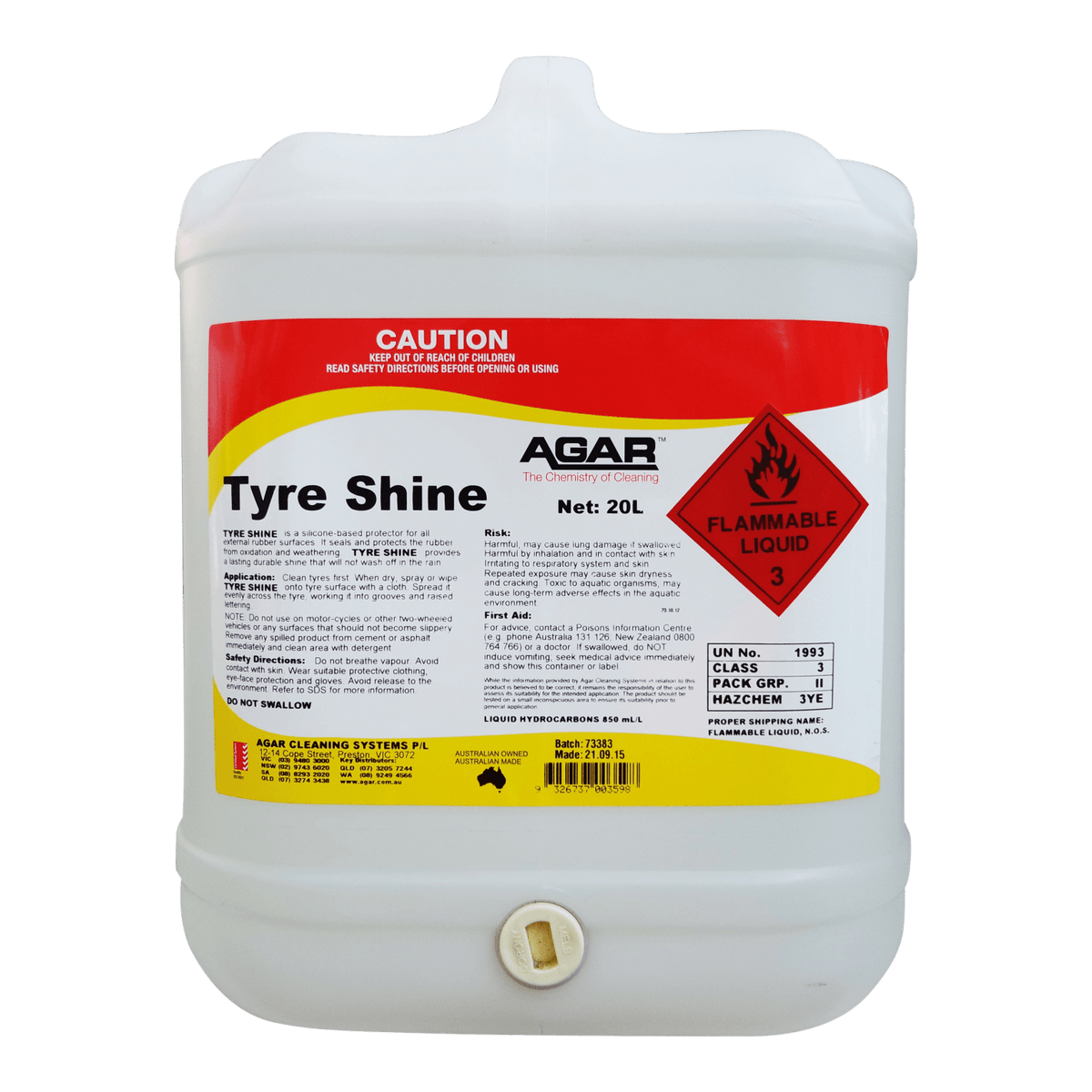 AGAR TYRE SHINE
