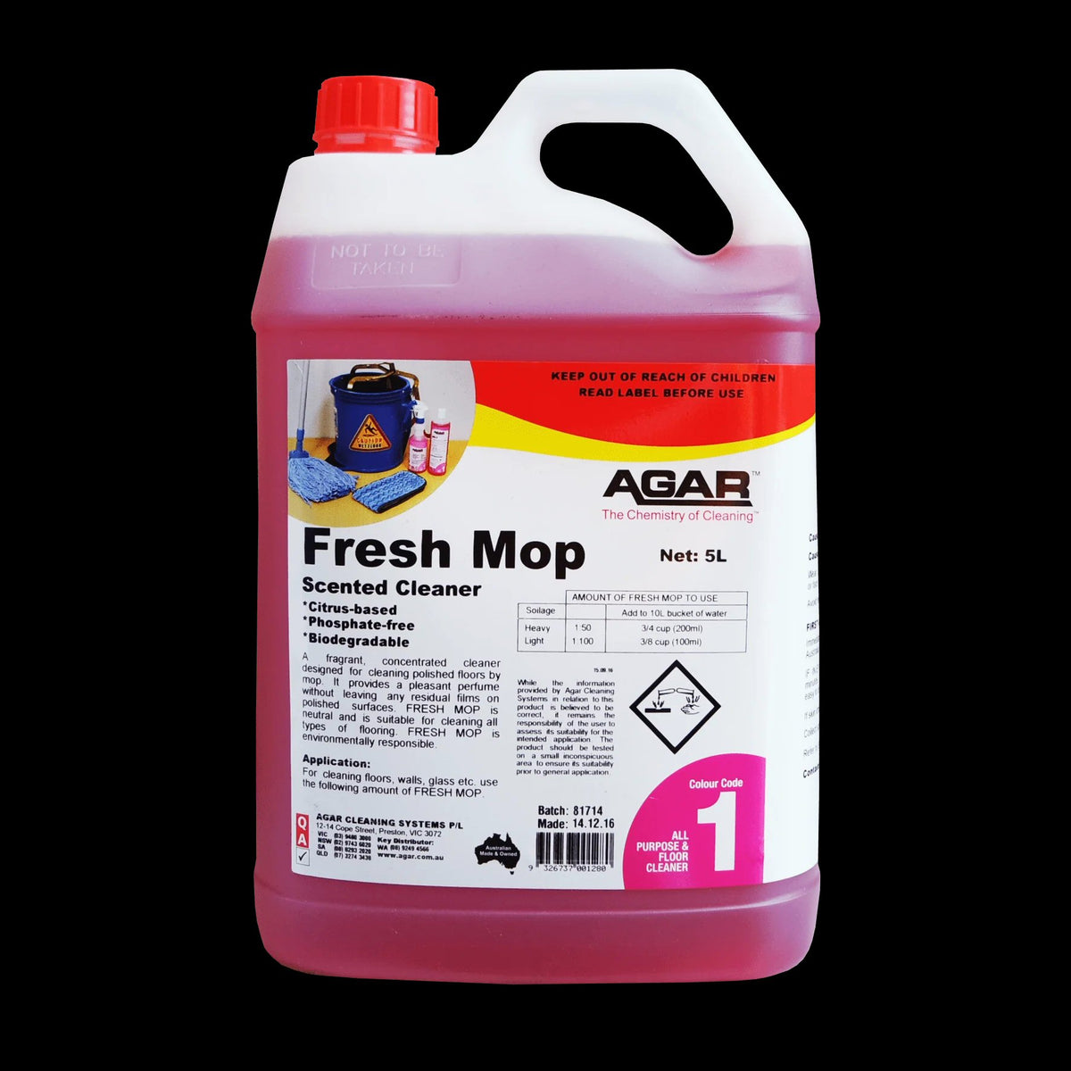 Agar  test 5 Litre Fresh Mop