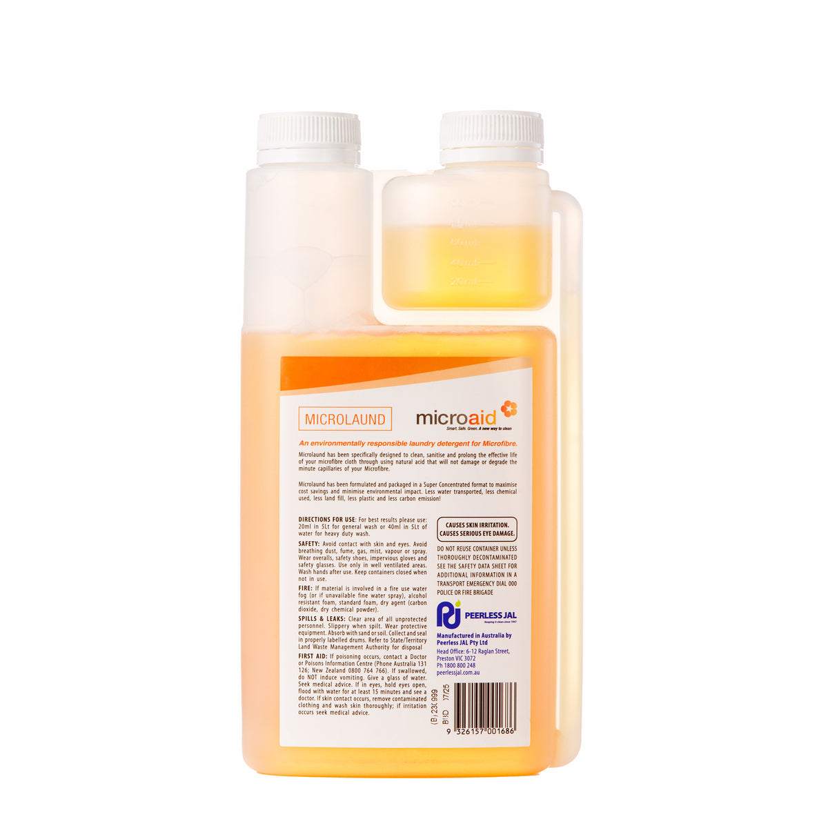 PEERLESS JAL MICROAID MICROLAUND LAUNDRY DETERGENT