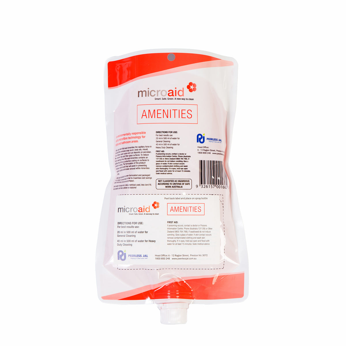 PEERLESS JAL MICROAID AMENITIES CLEANER